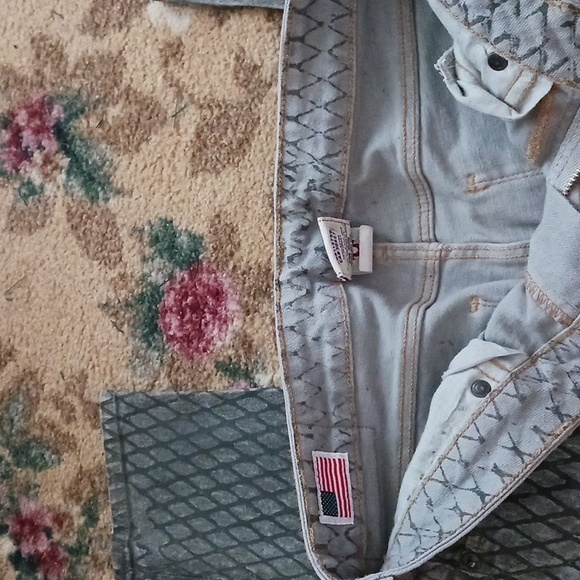 True Religion Halle jeans skinny leg jegging mid rise snakeskin animal gray 27 - Picture 4 of 9